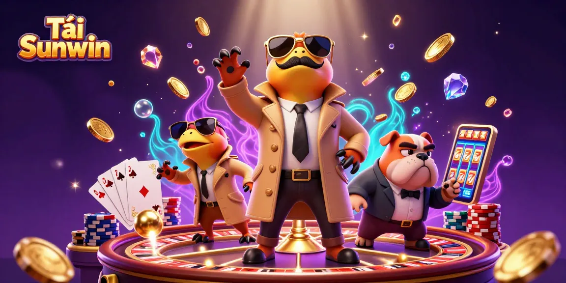 Experience Tải Sunwin with thrilling 3D casino adventure featuring vibrant raptors and rich game elements.