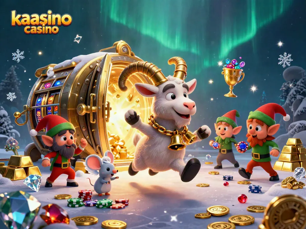 Experience the fantasy of kaasino casino with festive characters and vibrant gaming elements.