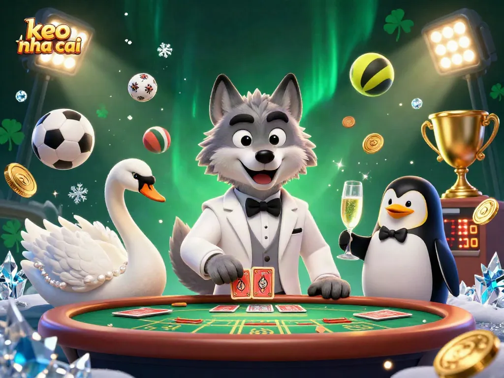 Experience thrilling moments in 'keo nha cai' with 3D characters at the baccarat table