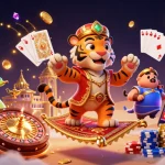 Experience the thrill as you play crazy vegas online pokies with vibrant 3D Arabian-themed characters.